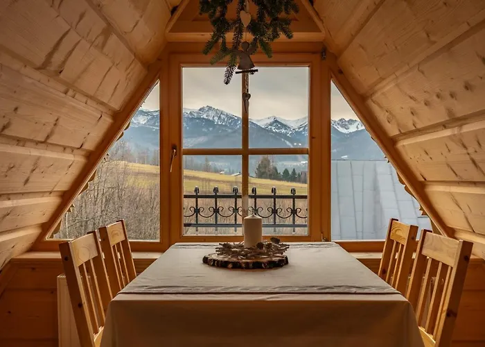 Willa Olsza Wood House & Mountain View & Sauna